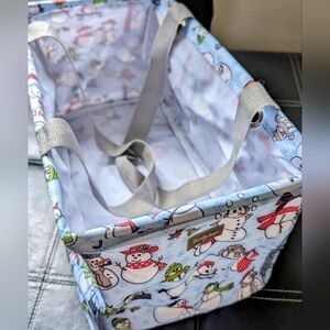 Thirty-One Retired Snowman Tote - Like New